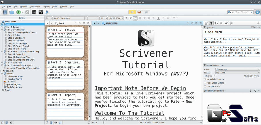 Scrivener 2.7 download free